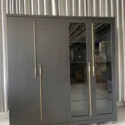 Tủ quần áo xám tối TK-01