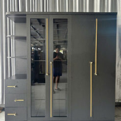 Tủ quần áo xám tối TK-05