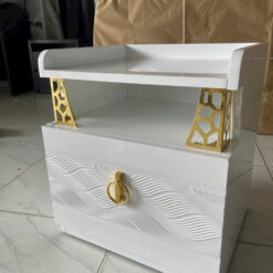 Tủ đầu giường trắng HT-03