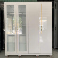 Tủ quần áo trắng TK-01