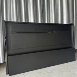 Giường ngủ xám tối MD-23 có LED