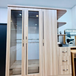 Tủ quần áo gỗ sáng TK-14