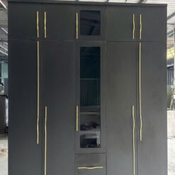 Tủ quần áo xám tối Kịch trần TK-03