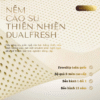 Nệm Cao Su Thiên Nhiên Happy DualFresh
