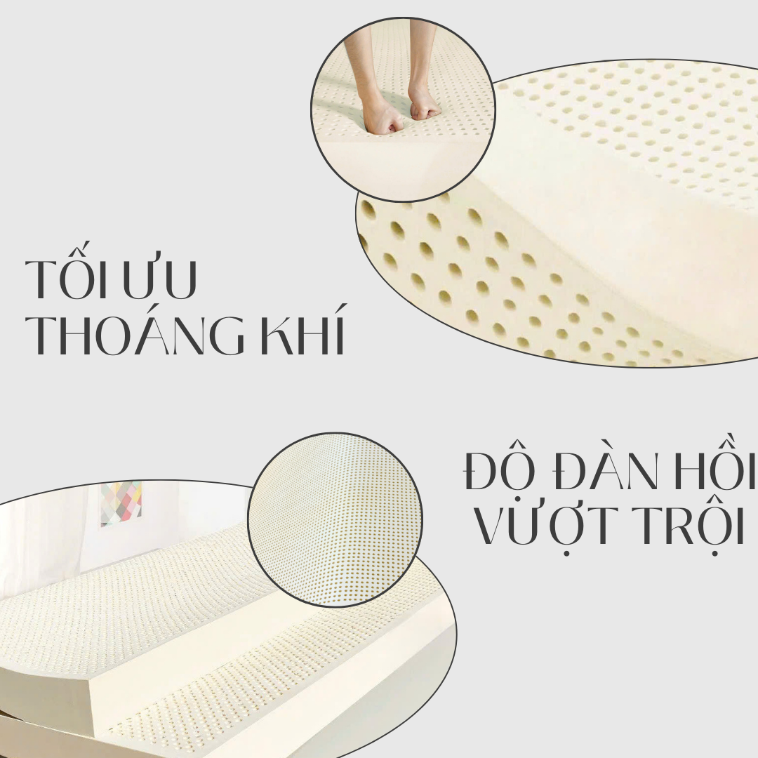 Nệm Cao Su Thiên Nhiên Happy DualFresh - Ảnh 6