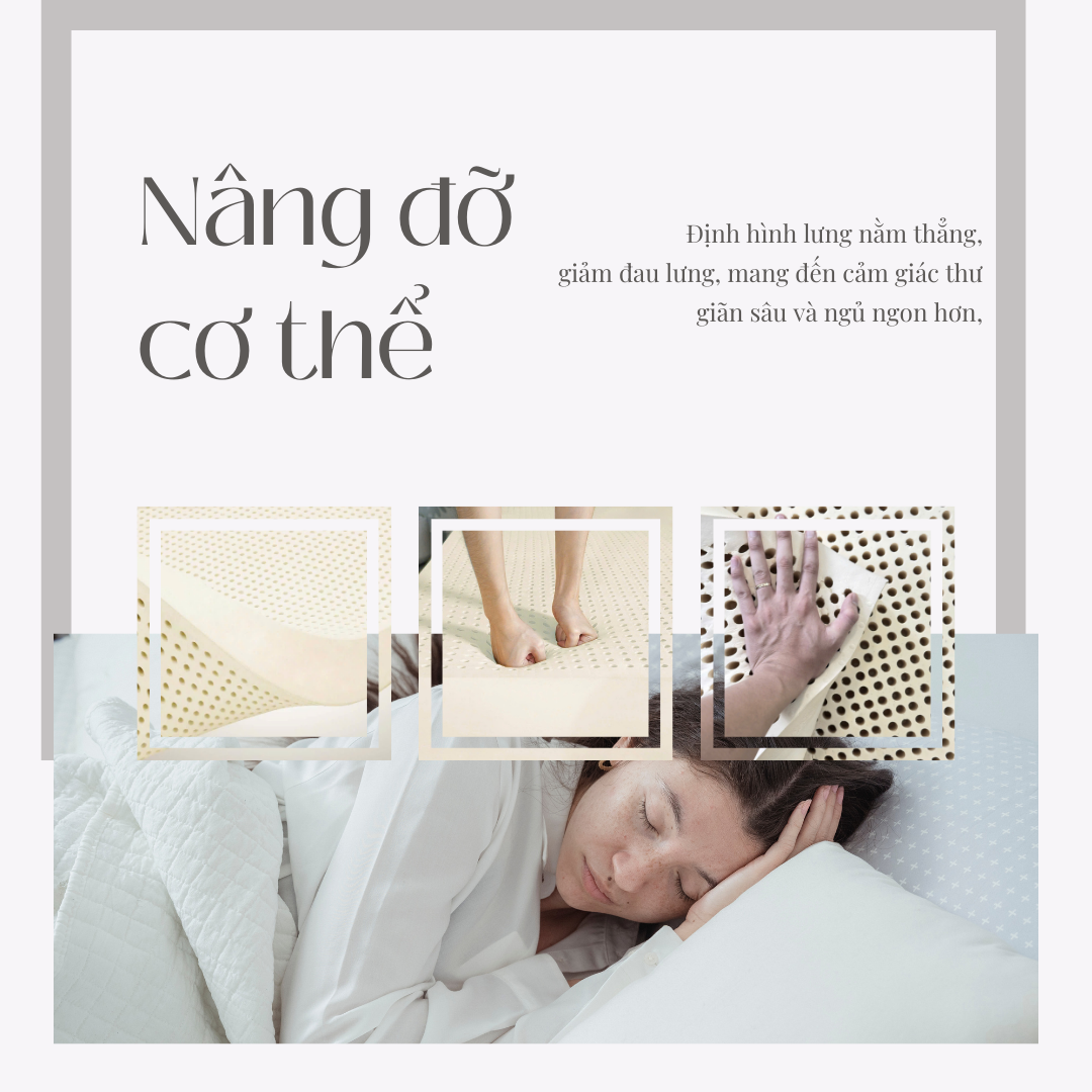 Nệm Cao Su Thiên Nhiên Happy DualFresh - Ảnh 4