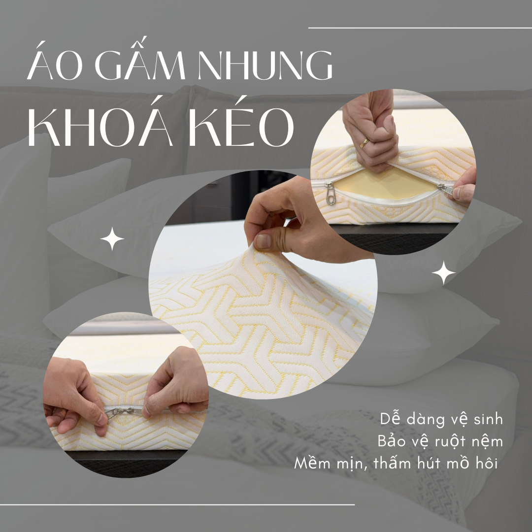 Nệm Cao Su Thiên Nhiên Happy DualFresh - Ảnh 7